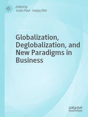 cover image of Globalization, Deglobalization, and New Paradigms in Business